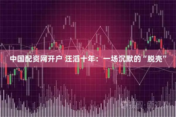 中国配资网开户 汪滔十年：一场沉默的“脱壳”